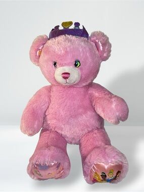 2012 Build A Bear 16" Disney Princess Pink Plush Stuffed Bear
